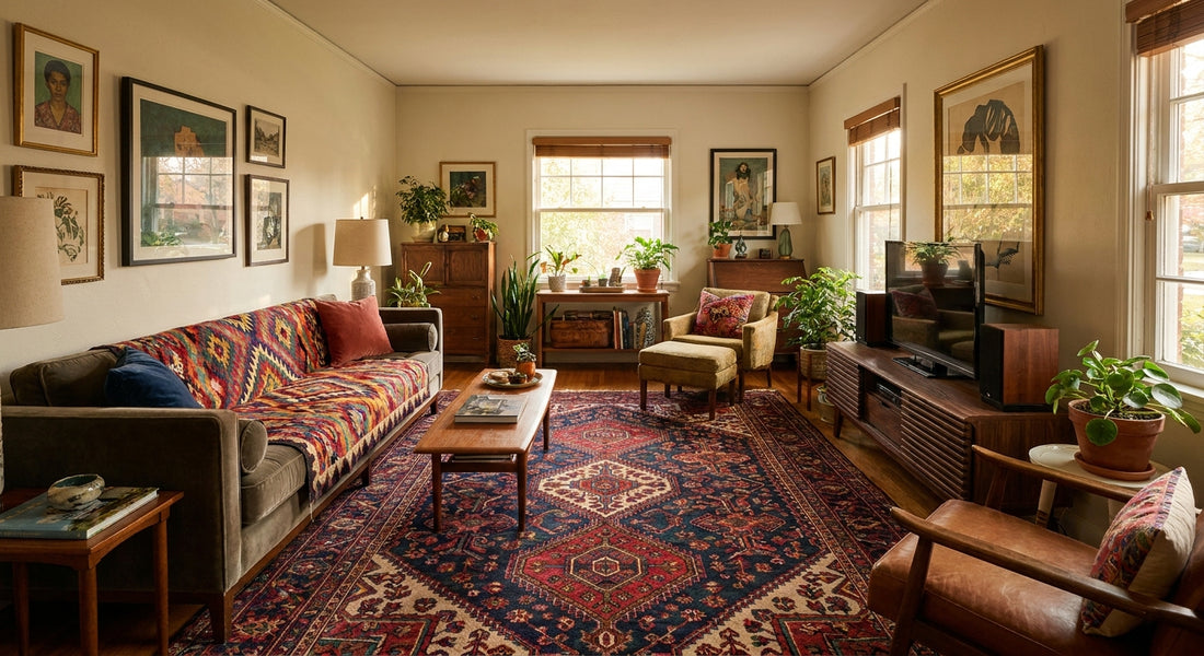 Best rugs for a maximalist living room