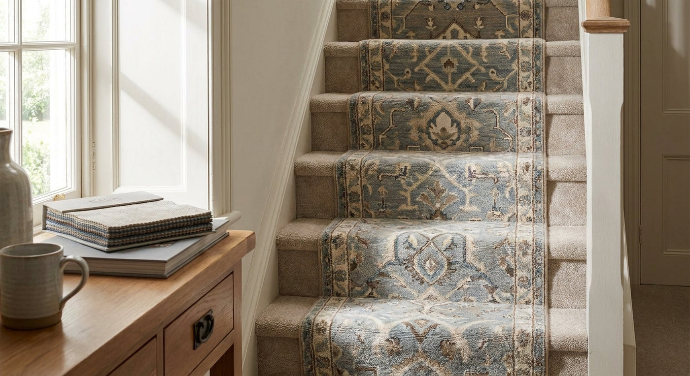 How to choose a stair runner for carpeted stairs