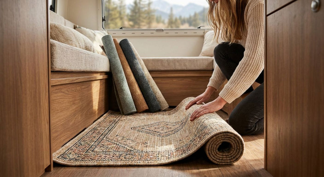 How to choose a rug for an RV or camper van
