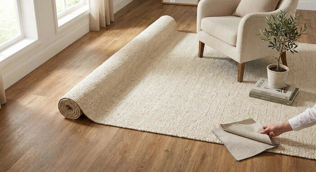 How to pick a rug for vinyl plank flooring