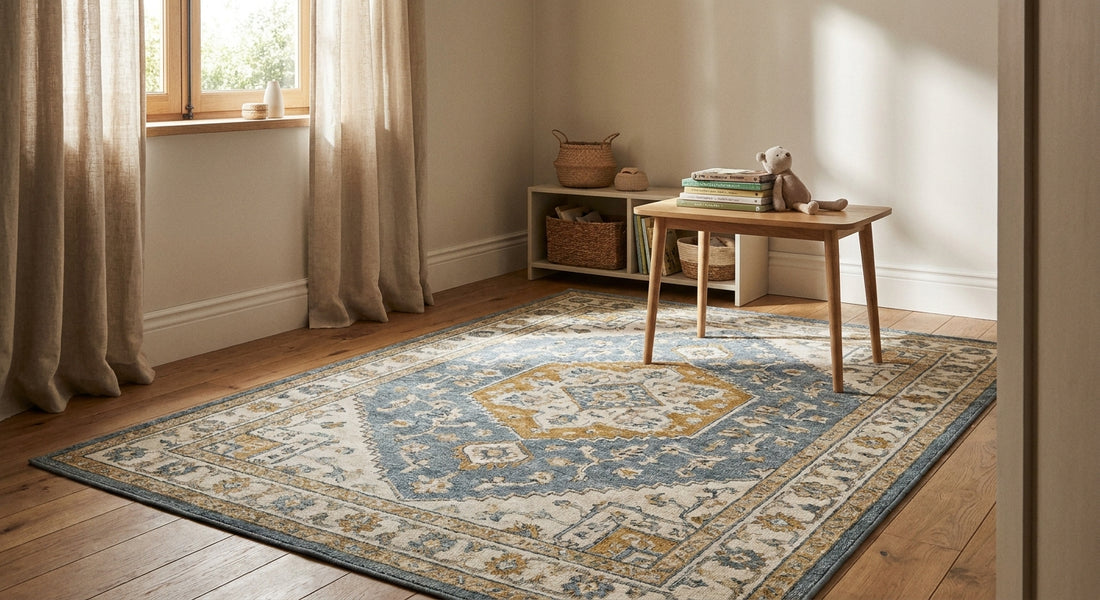 Rugs for kids rooms that are easy to clean