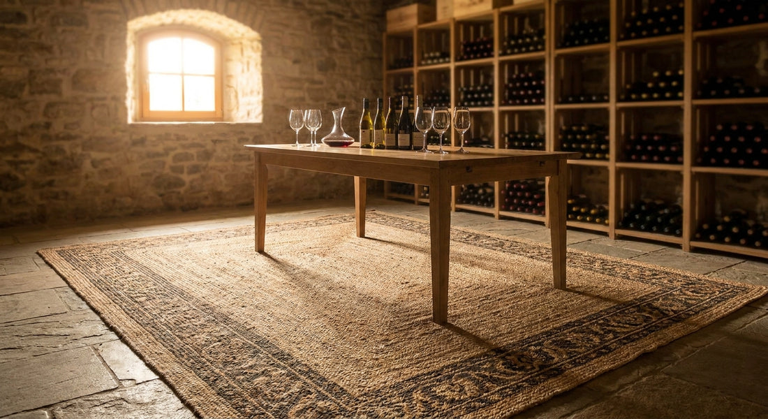 Best rugs for a wine cellar or tasting room