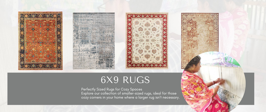 Experience happiness, style and comfort with our 6' x 9' rugs.