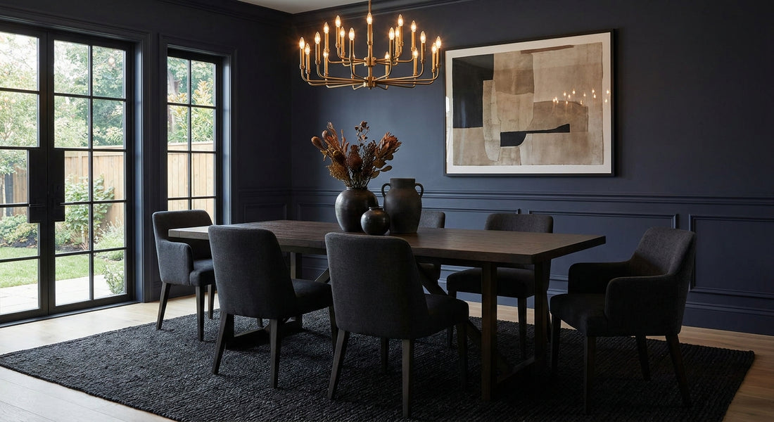 Best black rugs for a bold dining room