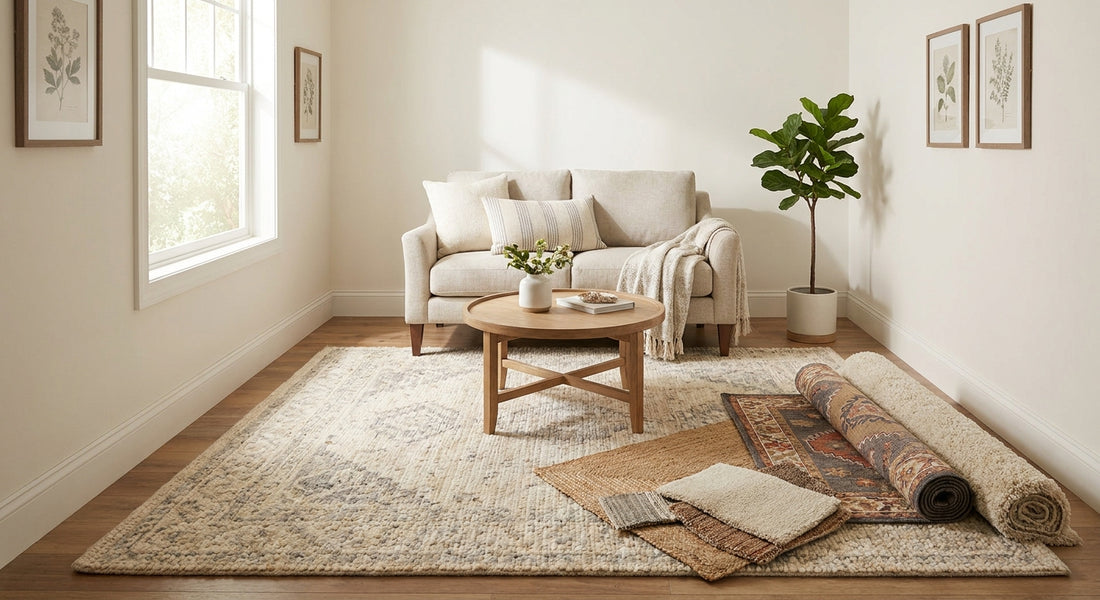 How to pick the right rug for an 8x8 room