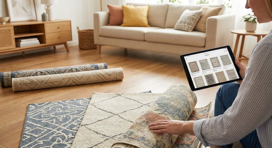 How to buy a rug online without seeing it in person