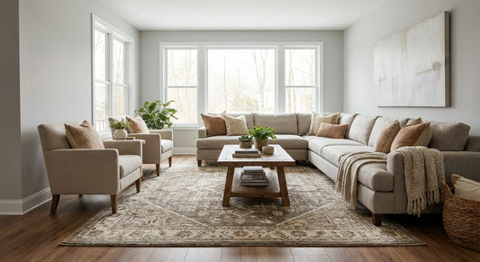 Best 10x10 rugs for square living rooms