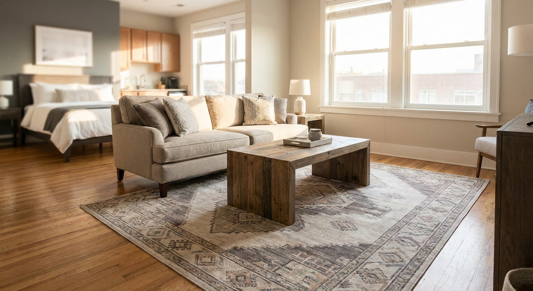 Rugs for Airbnb and short-term rental staging
