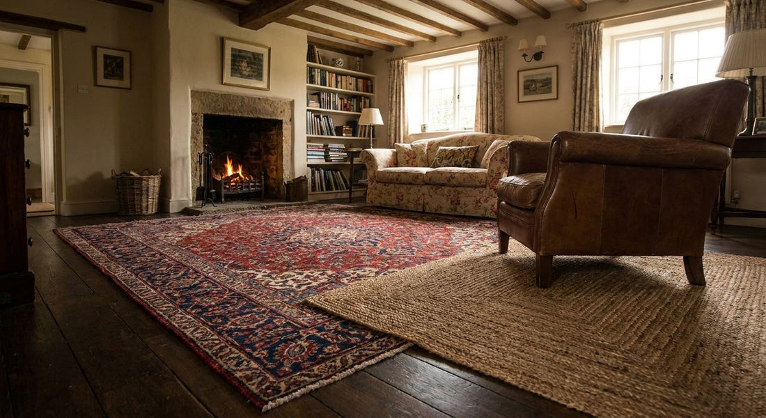Best rugs for an English country living room