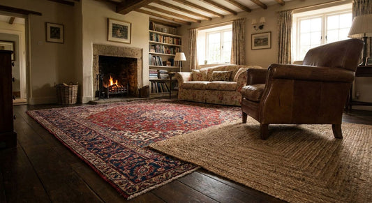 Best rugs for an English country living room