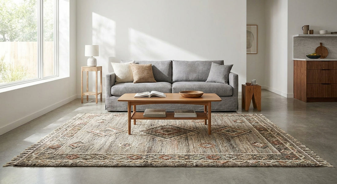 How to pick a rug for a polished concrete floor