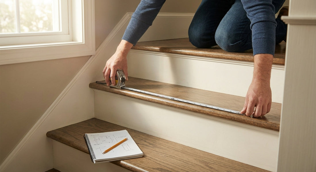 How to measure a staircase for a stair runner