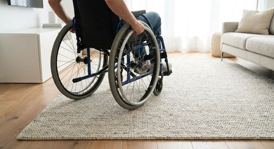 How to choose a low-pile rug for a wheelchair-accessible home