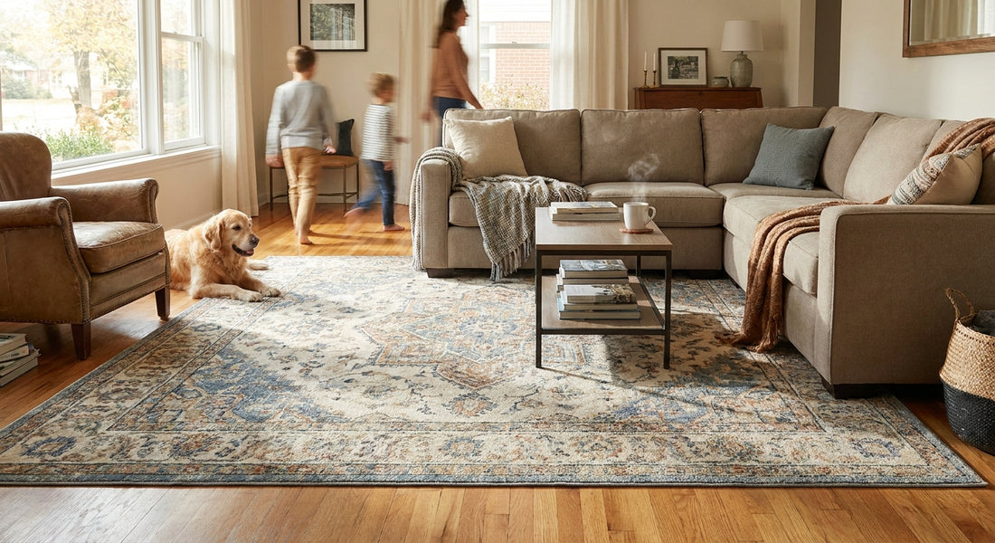 Best Mohawk rugs for high-traffic living rooms