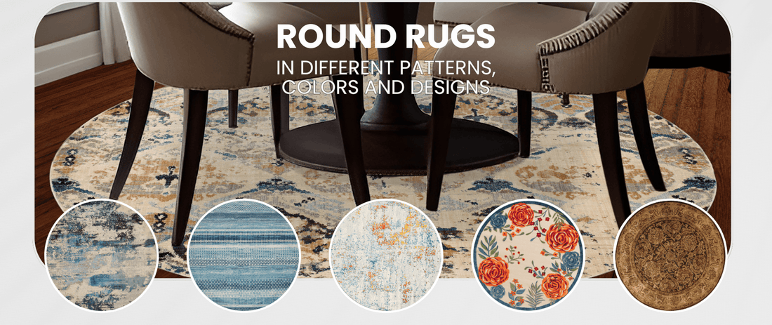 Round Rug With Patterns Patterns, Colors and Designs Available for Round Rugs – Atlanta ...