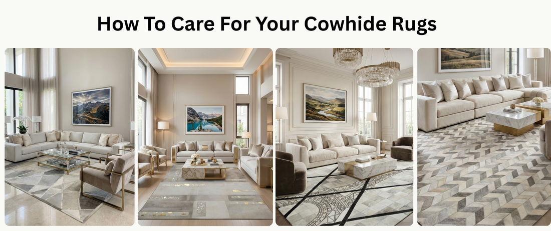 How to care for your Cowhide Rugs