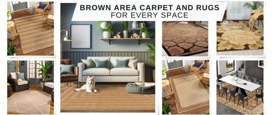 Brown Area Carpet and Rugs for Every Space