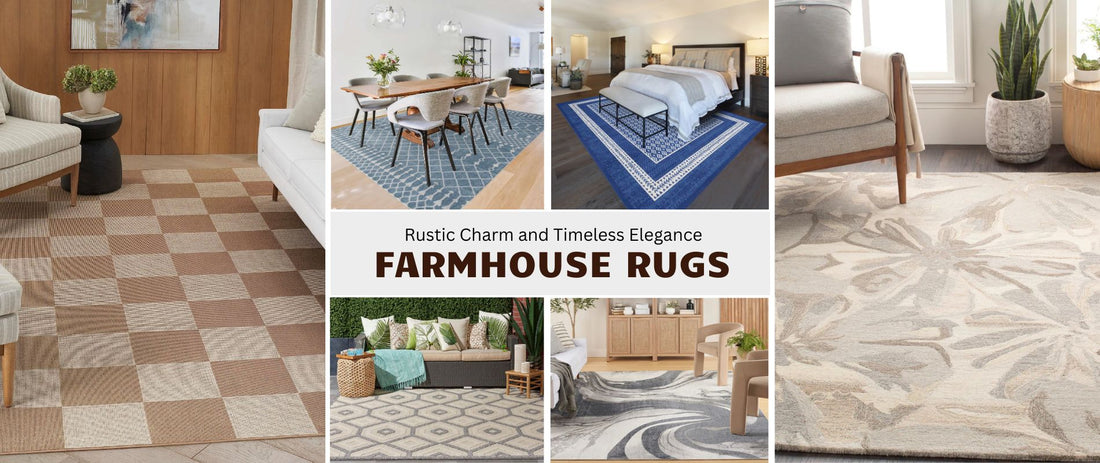 Farmhouse Rugs: Rustic Charm and Timeless Elegance