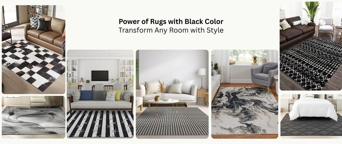 Power of Rugs with Black Color: Transform Any Room with Style