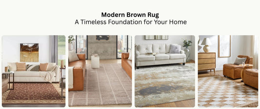 Modern Brown Rug: A Timeless Foundation for Your Home