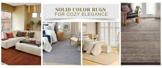 Solid Color Carpets for Cozy Elegance