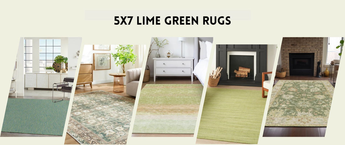 5x7 Lime Green Rugs you will Love