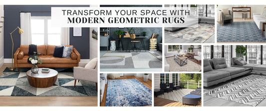 Transform Your Space with Modern Geometric Rugs
