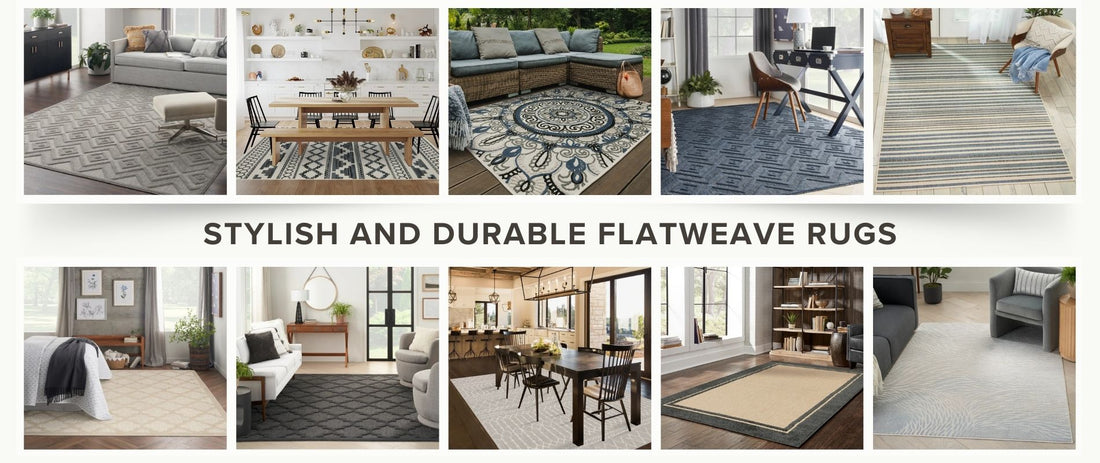 Stylish and Durable Flatweave Rug