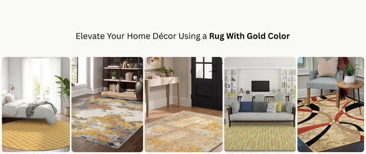 Elevate Your Home Décor Using a Rug With Gold