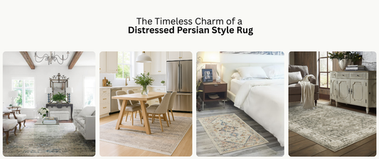 The Timeless Charm of a Distressed Persian Style Rug