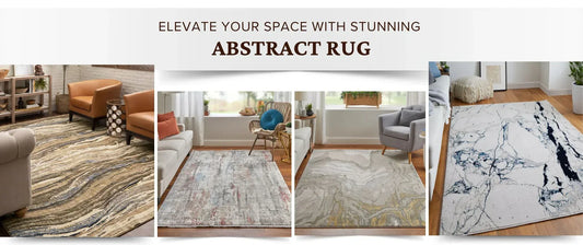 Elevate your space with Stunning Abstract Rug