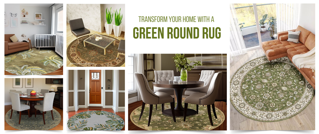 Transform Your Home with a Green Round Rug