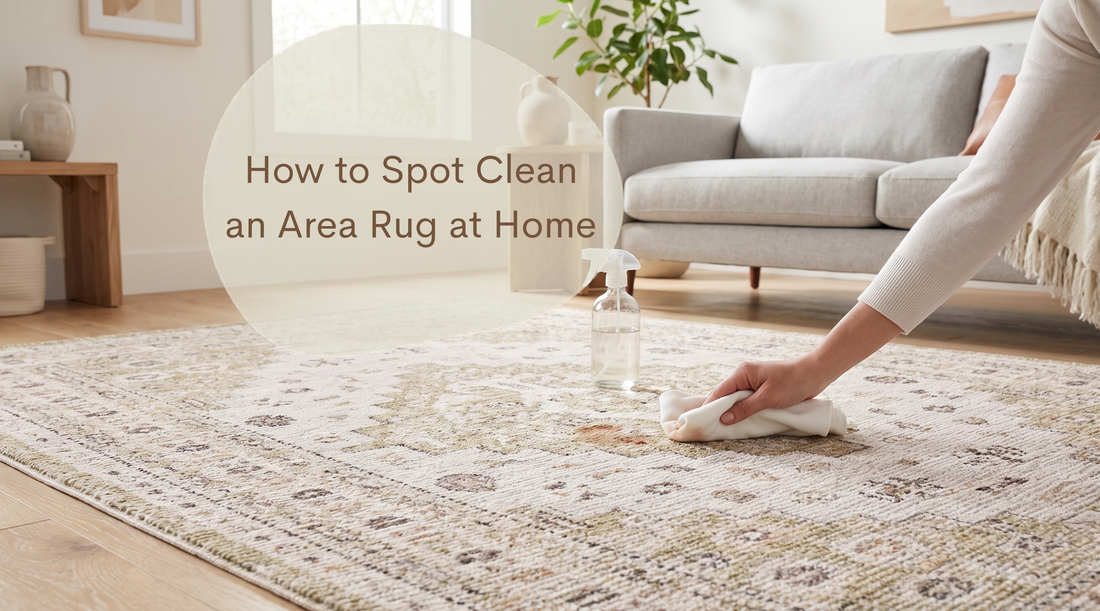 How to Spot Clean an Area Rug at Home