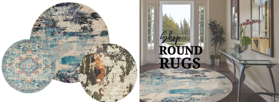 Modern and Traditional Round Rugs