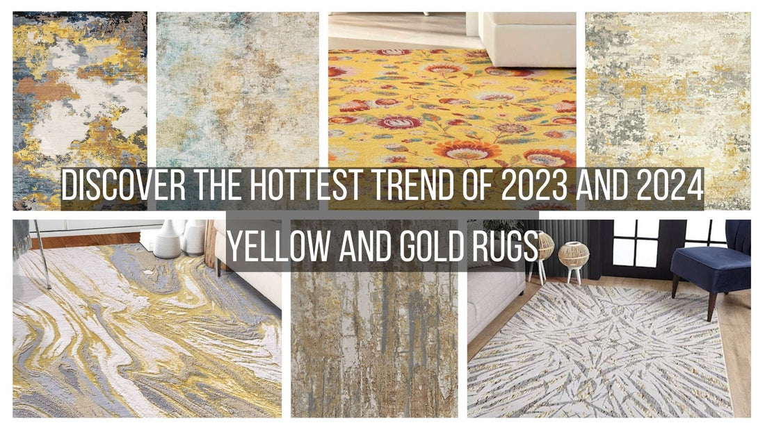 Yellow and Gold Rugs: The Hottest Trend for 2023 and 2024 - Atlanta Designer Rugs