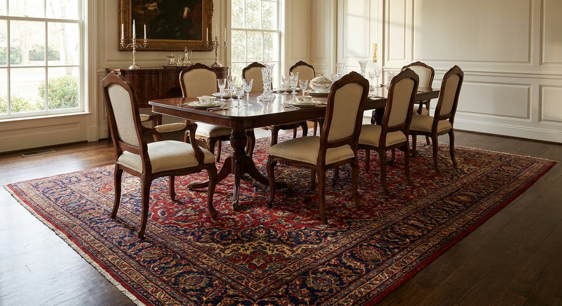 Best Persian rugs for a formal dining room