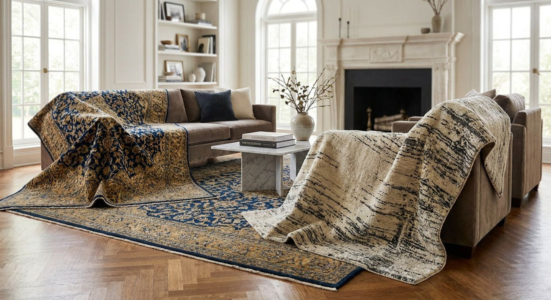Best luxury rugs over $2,000 for a statement living room