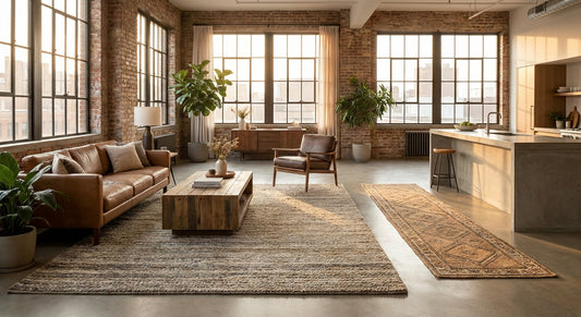 Best rugs for a loft apartment open plan space