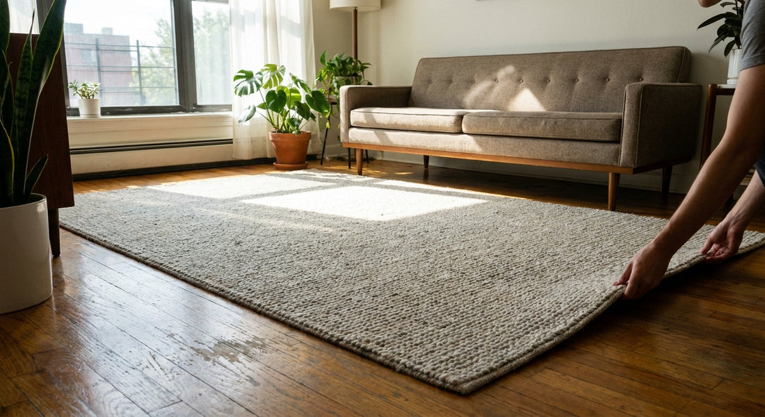 How to protect rental apartment floors with a rug