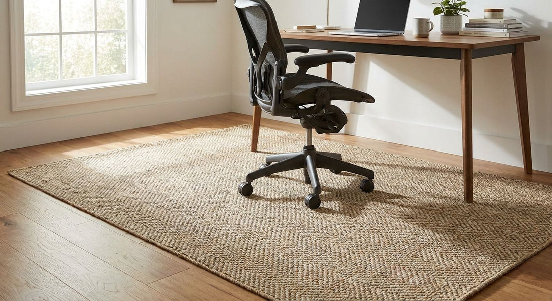 Best sisal rugs for a home office with rolling chairs