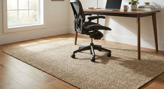 Best sisal rugs for a home office with rolling chairs