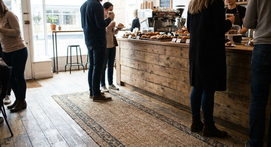 Best rugs for a bakery or coffee shop counter area