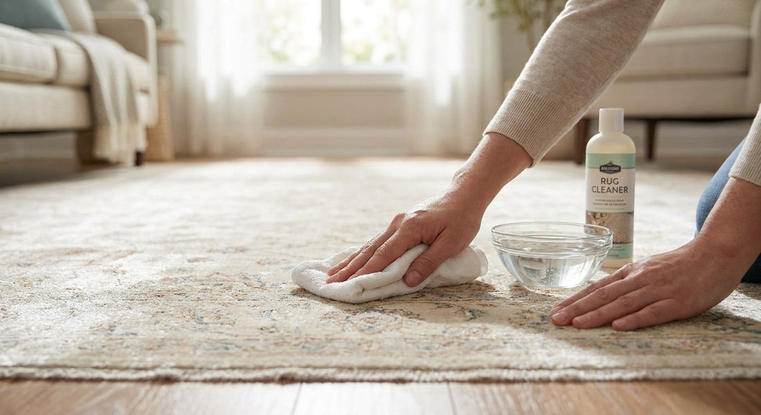 How to clean a silk area rug without damaging it