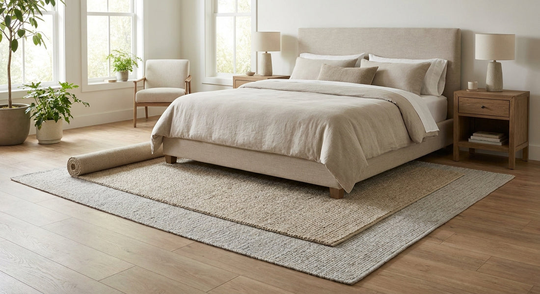 What size rug goes under a king size bed
