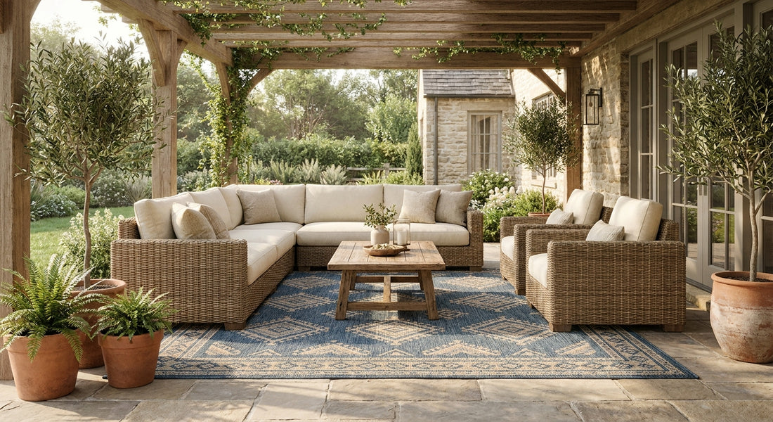 Best indoor outdoor rugs for covered patios
