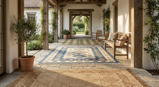 Best flatweave rugs for a covered breezeway