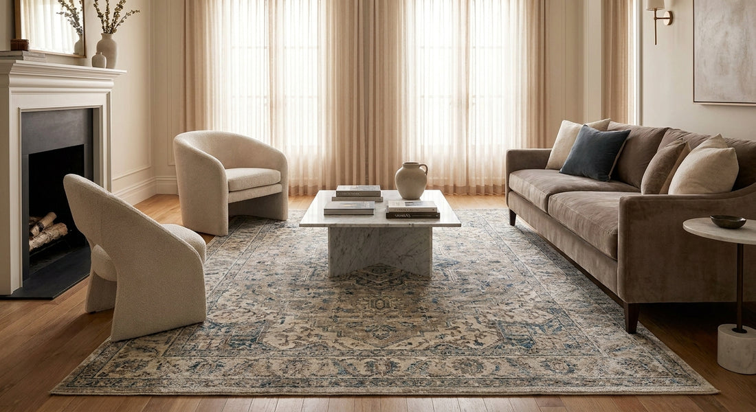 Feizy rugs for luxury living rooms