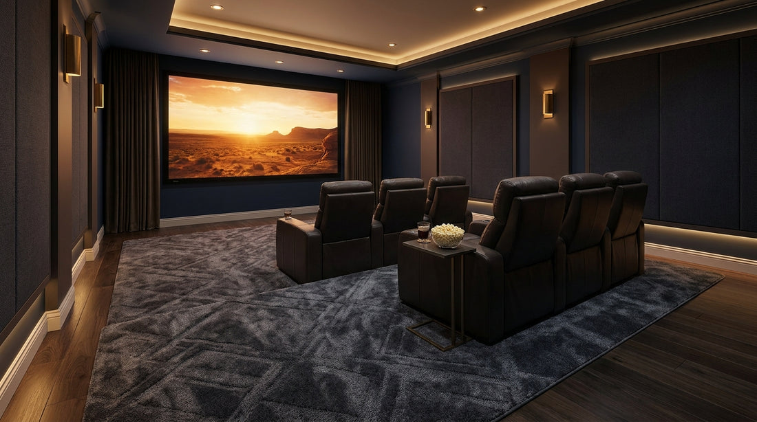 Best rugs for a home theater room