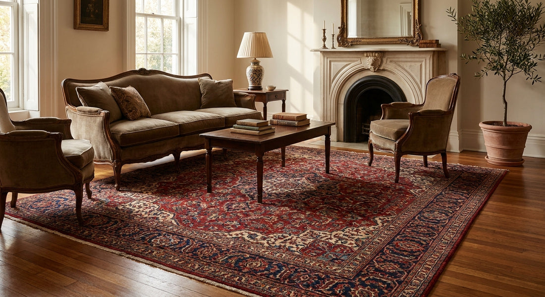 Best Persian rugs for a traditional living room