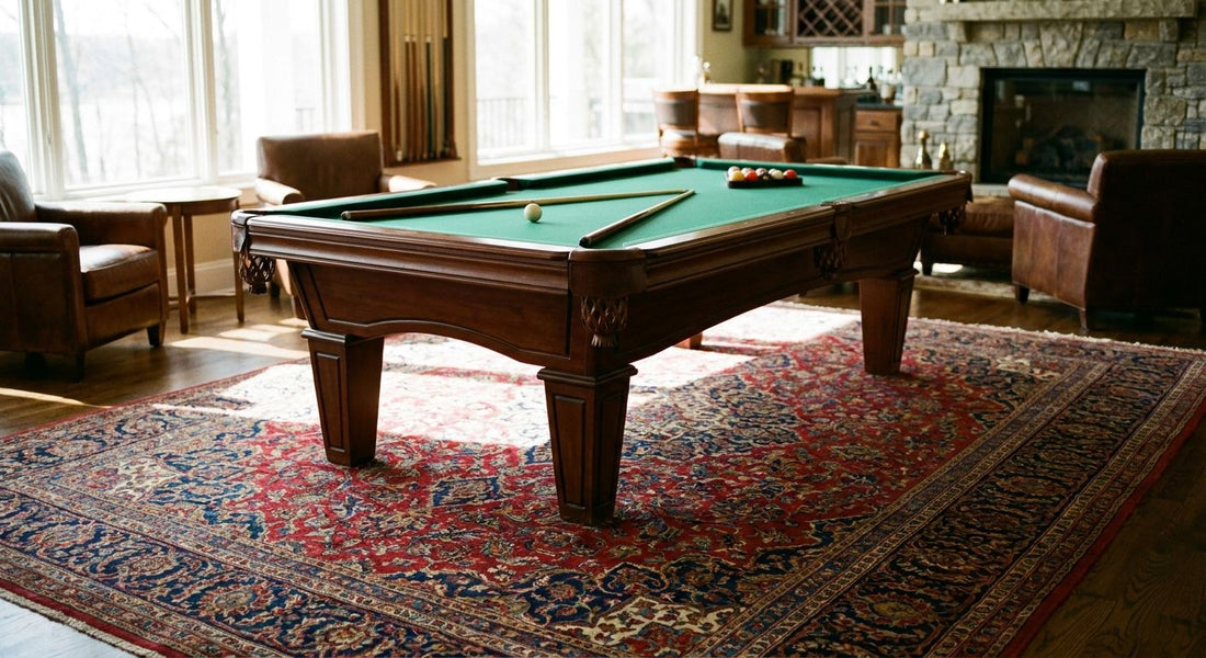 Best rugs for a billiards or pool table room